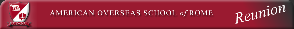 American Overseas School of Rome Reunion